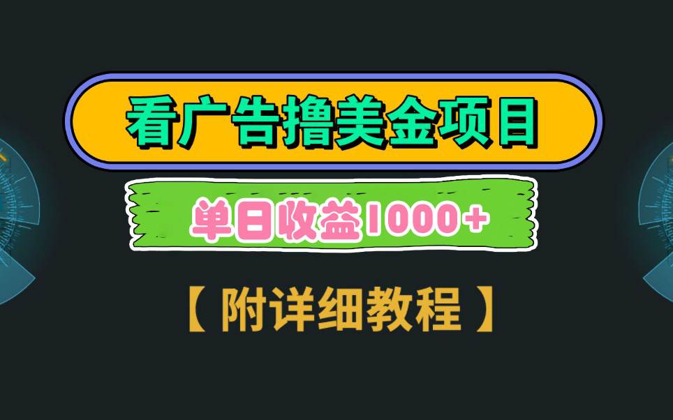 Google看广告撸美金，3分钟到账2.5美元 单次拉新5美金，多号操作，日入1千+-易创网