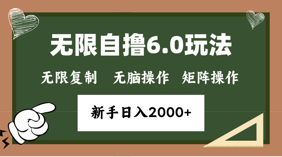 年底项目无限撸6.0新玩法，单机一小时18块，无脑批量操作日入2000+-易创网